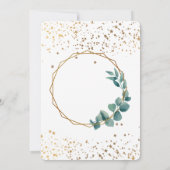 Invitation Nouvelle maison moderne automne pendaison de créma (Dos)