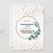 Invitation Nouvelle maison moderne automne pendaison de créma (Devant)