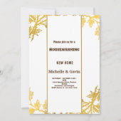 Invitation Nouvelle maison moderne automne pendaison de créma (Devant)