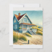 Invitation Nouvelle Maison ouverte / Fête du réchauffement de (Dos)