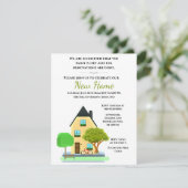 Invitation Nouvelle Maison ouverte / Fête du réchauffement de (Debout devant)