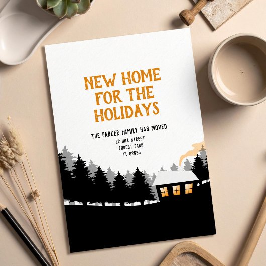 Invitation Nouvelle maison pour les vacances