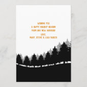 Invitation Nouvelle maison pour les vacances (Dos)