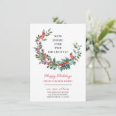 Invitation Nouvelle Maison pour les Vacances Annonce de Démén (Debout devant)