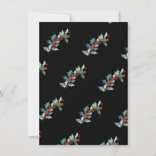 Invitation Nouvelle Maison pour les Vacances Annonce de Démén (Dos)