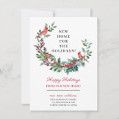 Invitation Nouvelle Maison pour les Vacances Annonce de Démén (Devant)