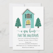 Invitation Nouvelle Maison Pour Les Vacances Ménage Virtuel (Devant)