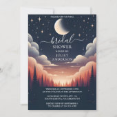 Invitation Nouvelle nuit Sunset Moon Cloud Twilight Fête des (Devant)