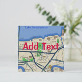 Invitation Nouvelle-Orléans Mappage modifier le texte, partie (Debout devant)