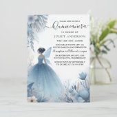 Invitation Nouvelle Sorcière d'arbre naturel Quinceanera de l (Debout devant)