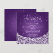 Invitation Nouvelles années d'Ève de partie de nuit de (Devant / Derrière)