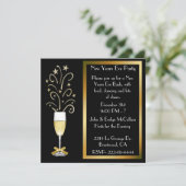 Invitation Nouvelles années d'Ève d'invitations de partie (Debout devant)