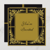 Invitation Nouvelles années d'invitations de partie (Devant / Derrière)