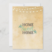 Invitation Nouvelles lumières clés de chauffage de maison dou (Dos)