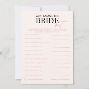 Invitation Nova Qui Connaît La Mariée Meilleur Jeu