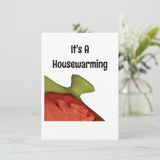 Invitation Novelle maison (Debout devant)