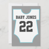 Invitation novice de baby shower (Dos)