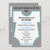 Invitation novice de baby shower (Devant / Derrière)