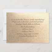 Invitation Nowruz Mubarak Parti du Nouvel An Perse (Dos)