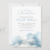 Invitation Nuage Baby Shower (Devant)