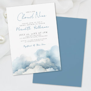 Invitation Nuage Baby Shower