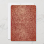 Invitation Nuage de mots typographiques d'anniversaire de cer (Dos)