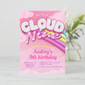 Invitation Nuage Neuf - 9e anniversaire (Debout devant)
