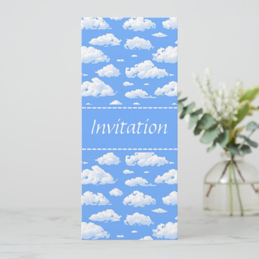 Invitation Nuages (Debout devant)