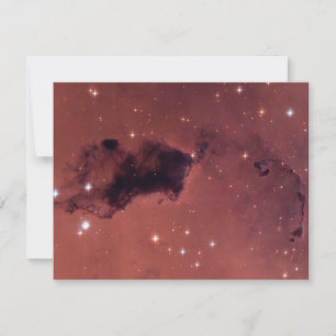 Invitation Nuages de poussière noire Rose