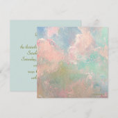 Invitation Nuages Lever de Soleil (Devant / Derrière)