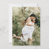 Invitation Nuestra Boda Caligrafía Moderna Invitación de Boda (Dos)