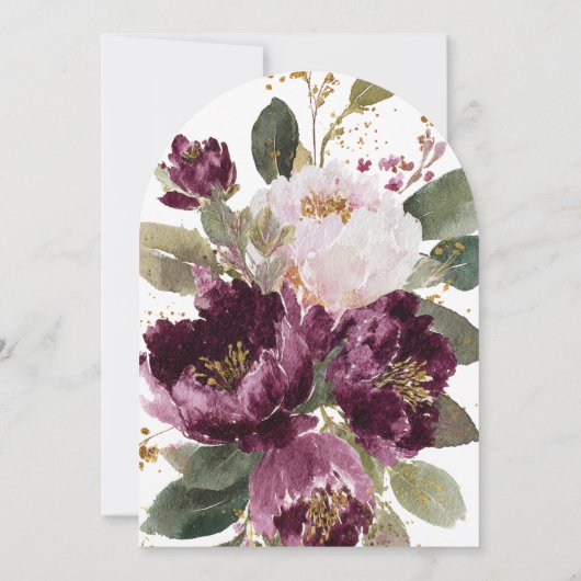 Invitation Nuestra Boda Espagnol Langue Noir Script Mariage (Dos)