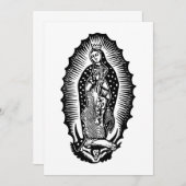 Invitation Nuestra Señora de Guadalupe (Devant / Derrière)