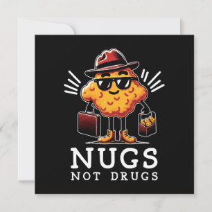 Invitation Nuggets Croustillants Pas de Drogue