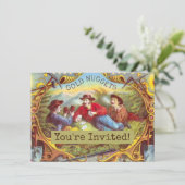 Invitation Nuggets d'or Antique Étiquette Cigar (Debout devant)