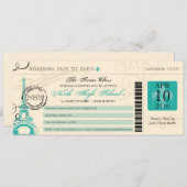 Invitation Nuit à Paris School Prom (Devant / Derrière)