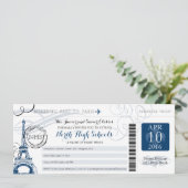 Invitation Nuit à Paris School Prom (Debout devant)