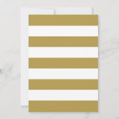 Invitation Nuit à Paris Tour Eiffel Gold Engagement Party (Dos)