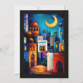 Invitation Nuit Abstraite du Ramadan (Devant)