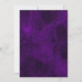 Invitation Nuit Arabe avec Photo - Violet (Dos)