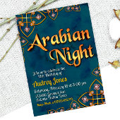 Invitation Nuit Arabesque - Turquoise