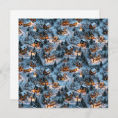 Invitation Nuit avant Noël - Twilight Serenity (Devant / Derrière)