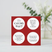 Invitation Nuit Casino (Debout devant)