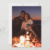 Invitation Nuit Céleste De La Lune Avant La Répétition Mariag (Dos)