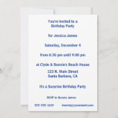 Invitation Nuit chez Arc de Triomphe Paris (Dos)