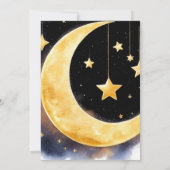 Invitation Nuit Cute Starlit Anniversaire (Dos)