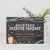 Invitation Nuit d'anniversaire du Jardin de cinéma des filles (Debout devant)