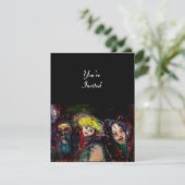 Invitation NUIT DE CARNAVAL À VENISE Mascarade Vénitienne Mas (Debout devant)