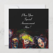 Invitation NUIT DE CARNAVAL À VENISE Mascarade Vénitienne Mas (Dos)