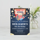 Invitation Nuit de cinéma Anniversaire (Debout devant)